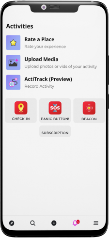 ActiFinder Social App Activities